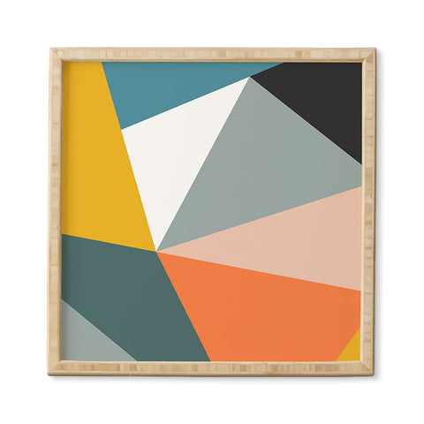 The Old Art Studio Modern Geometric 33 Framed Wall Art