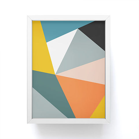The Old Art Studio Modern Geometric 33 Framed Mini Art Print