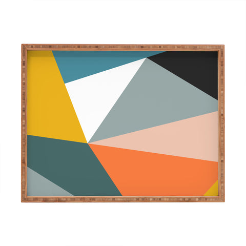 The Old Art Studio Modern Geometric 33 Rectangular Tray