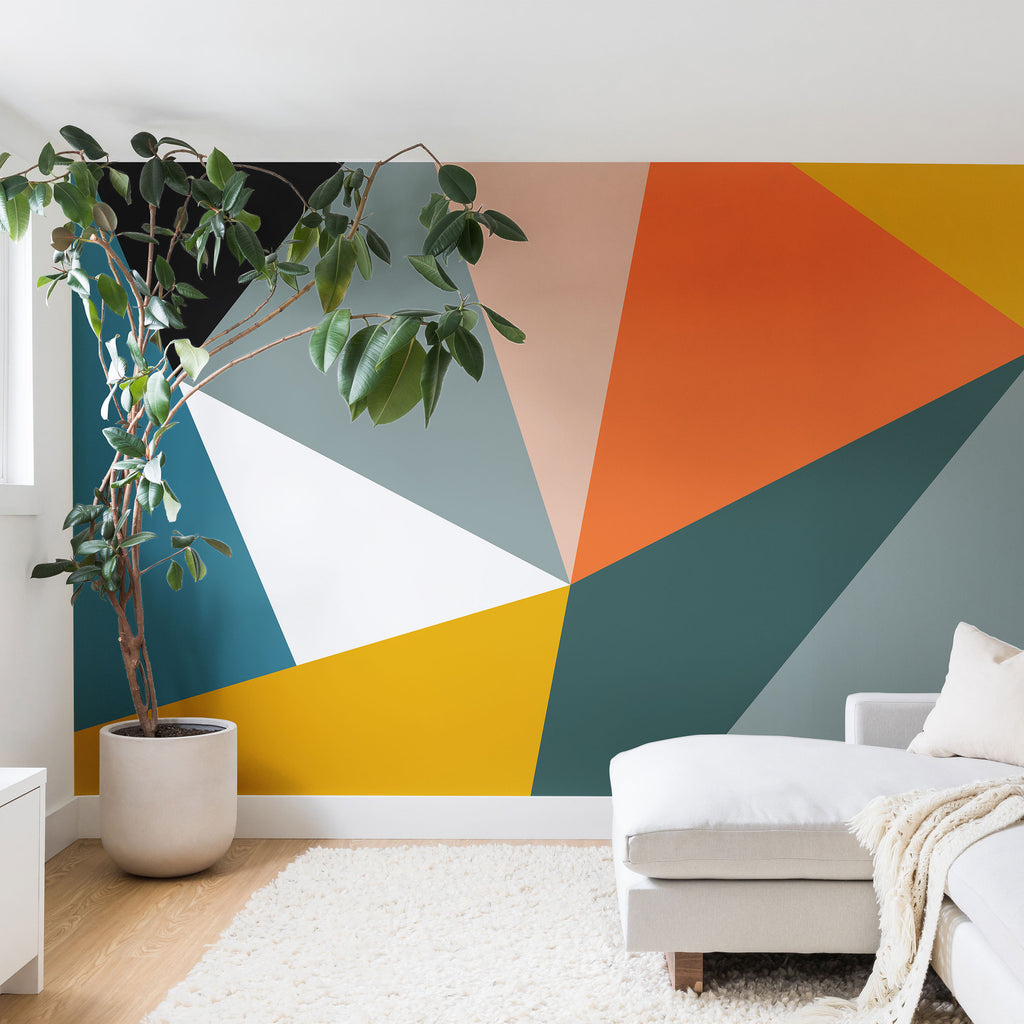 Modern Geometric 33 Wall Mural The Old Art Studio