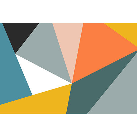 Modern Geometric 33 Wall Mural The Old Art Studio