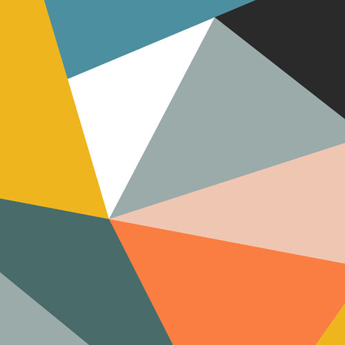 Modern Geometric 33 Wall Mural The Old Art Studio