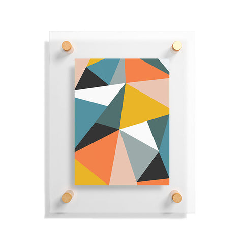The Old Art Studio Modern Geometric 36 Floating Acrylic Print
