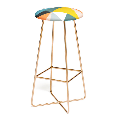 The Old Art Studio Modern Geometric 36 Bar Stool