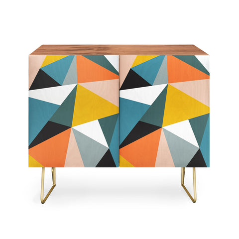 The Old Art Studio Modern Geometric 36 Credenza