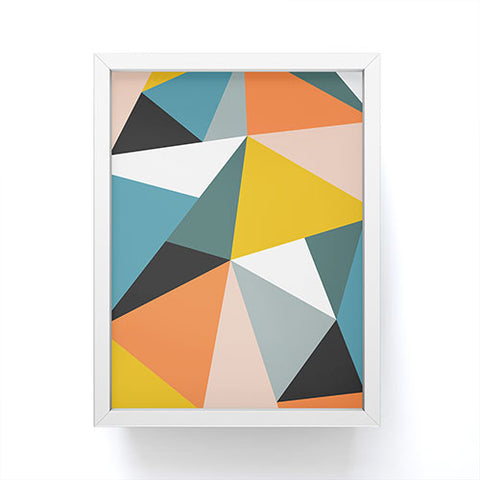The Old Art Studio Modern Geometric 36 Framed Mini Art Print