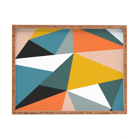 The Old Art Studio Modern Geometric 36 Rectangular Tray
