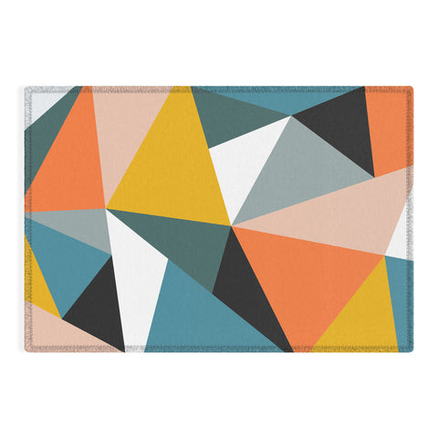 The Old Art Studio Modern Geometric 36 Outdoor Rug