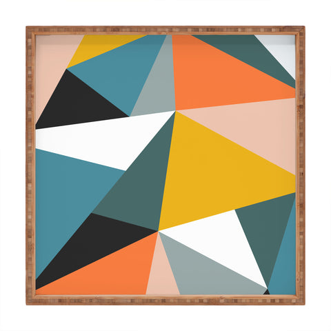 The Old Art Studio Modern Geometric 36 Square Tray