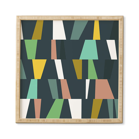 The Old Art Studio Modern Geometric 37 Framed Wall Art