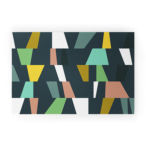 The Old Art Studio Modern Geometric 37 Welcome Mat