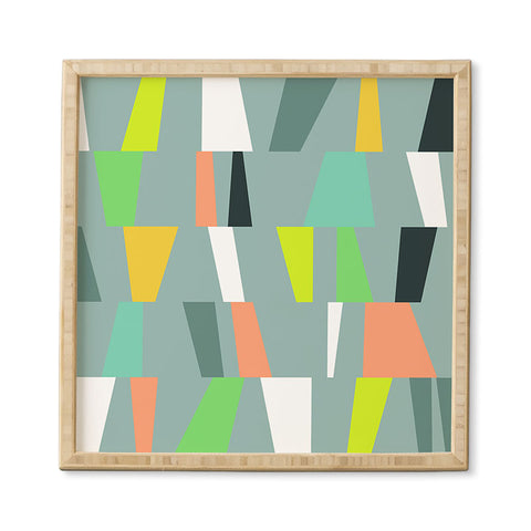 The Old Art Studio Modern Geometric 41 Framed Wall Art