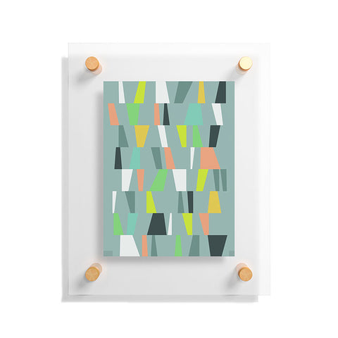 The Old Art Studio Modern Geometric 41 Floating Acrylic Print