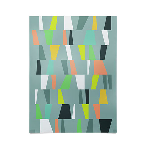 The Old Art Studio Modern Geometric 41 Poster