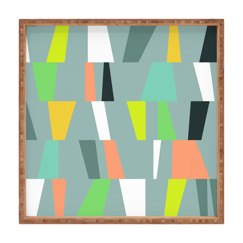 The Old Art Studio Modern Geometric 41 Square Tray