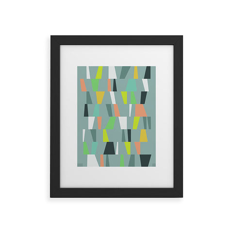 The Old Art Studio Modern Geometric 41 Framed Art Print
