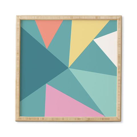 The Old Art Studio Modern Geometric 48 Framed Wall Art