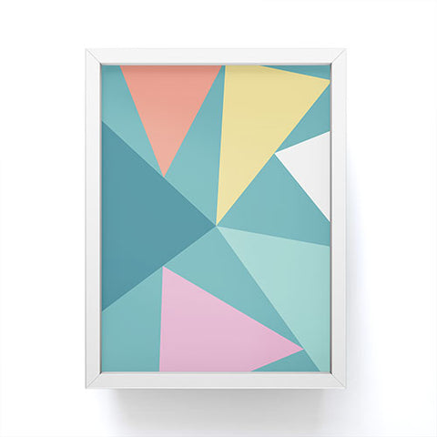 The Old Art Studio Modern Geometric 48 Framed Mini Art Print