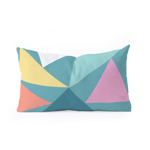 The Old Art Studio Modern Geometric 48 Oblong Throw Pillow
