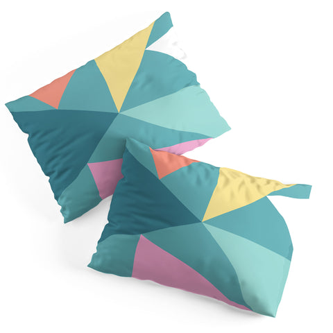 The Old Art Studio Modern Geometric 48 Pillow Shams