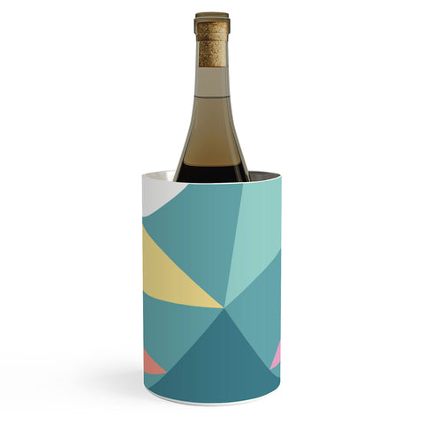 The Old Art Studio Modern Geometric 48 Wine Chiller