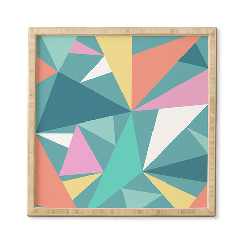 The Old Art Studio Modern Geometric 49 Framed Wall Art