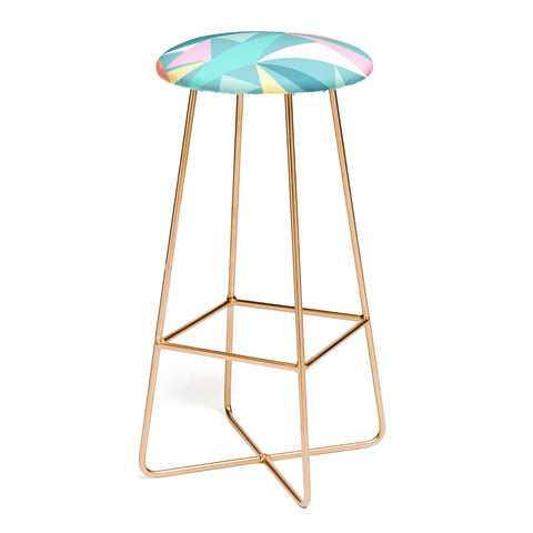 The Old Art Studio Modern Geometric 49 Bar Stool