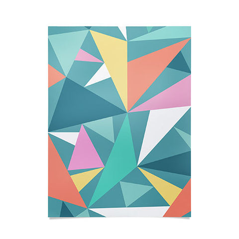 The Old Art Studio Modern Geometric 49 Poster