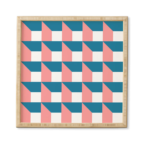 The Old Art Studio Modern Geometric 50 Framed Wall Art