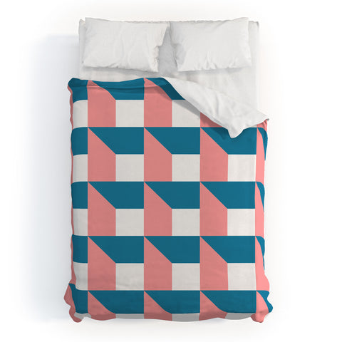 The Old Art Studio Modern Geometric 50 Duvet Cover