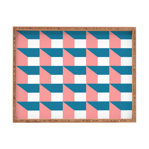 The Old Art Studio Modern Geometric 50 Rectangular Tray