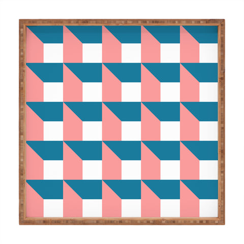 The Old Art Studio Modern Geometric 50 Square Tray