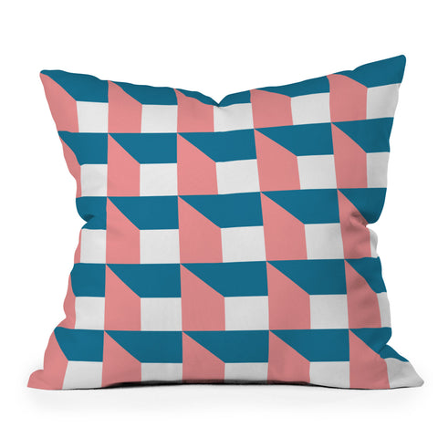 The Old Art Studio Modern Geometric 50 Throw Pillow