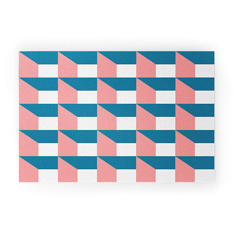 The Old Art Studio Modern Geometric 50 Welcome Mat