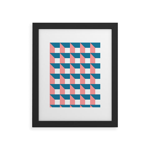 The Old Art Studio Modern Geometric 50 Framed Art Print