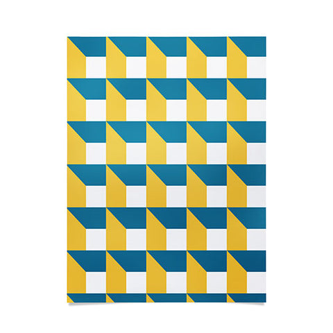 The Old Art Studio Modern Geometric 51 Poster