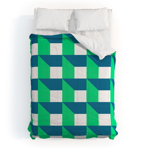 The Old Art Studio Modern Geometric 52 Comforter