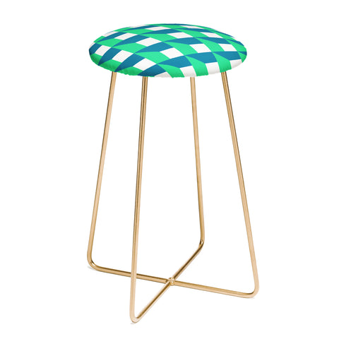 The Old Art Studio Modern Geometric 52 Counter Stool