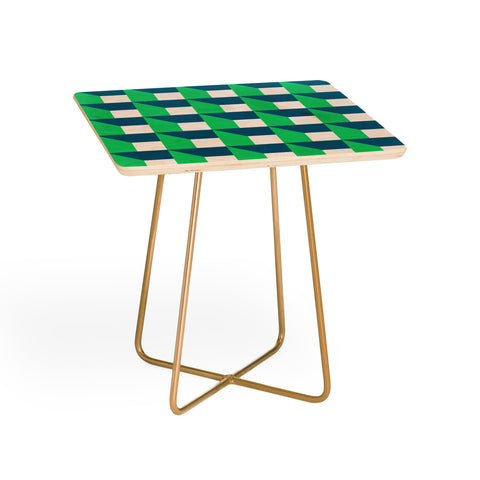 The Old Art Studio Modern Geometric 52 Side Table