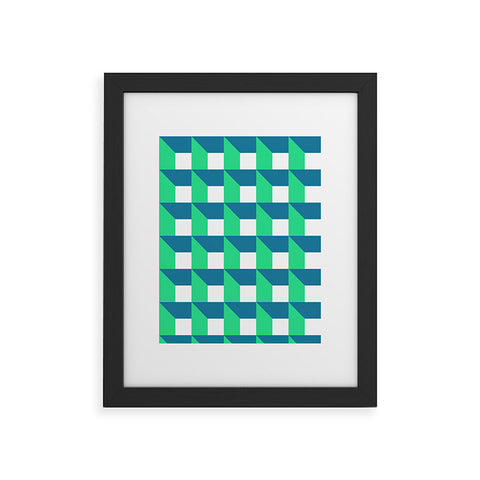 The Old Art Studio Modern Geometric 52 Framed Art Print