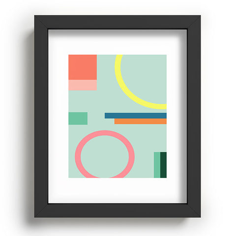 The Old Art Studio Modern Geometric 71 Recessed Framing Rectangle