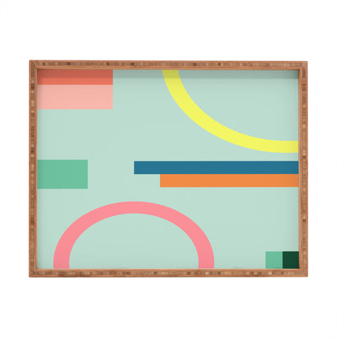 The Old Art Studio Modern Geometric 71 Rectangular Tray
