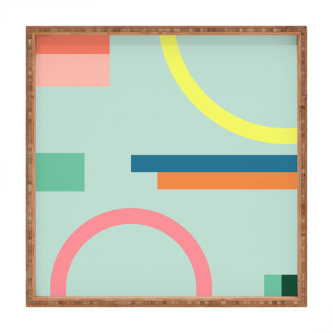 The Old Art Studio Modern Geometric 71 Square Tray