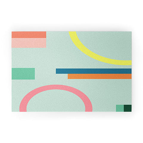 The Old Art Studio Modern Geometric 71 Welcome Mat
