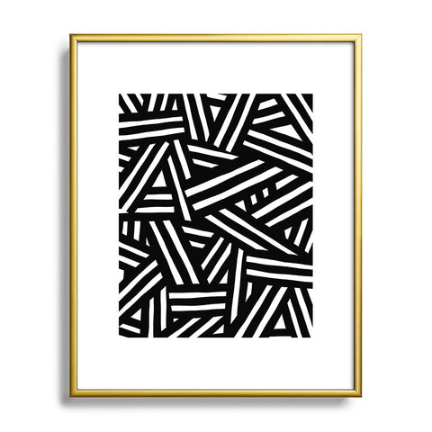 The Old Art Studio Monochrome 01 Metal Framed Art Print