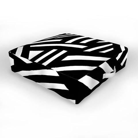 The Old Art Studio Monochrome 01 Outdoor Floor Cushion
