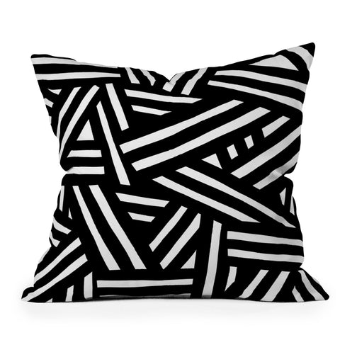 The Old Art Studio Monochrome 01 Throw Pillow