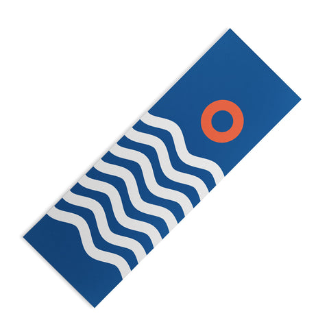 The Old Art Studio Nautical 03 Seascape Yoga Mat