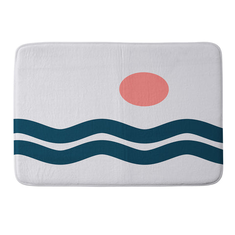 The Old Art Studio Nautical 06 Memory Foam Bath Mat