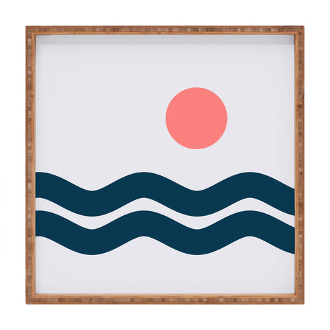 The Old Art Studio Nautical 06 Square Tray